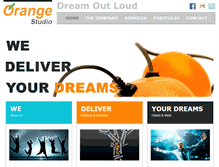 Tablet Screenshot of orangestudio.com